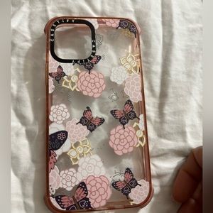 CASETiFY iPhone 12 flower butterfly case